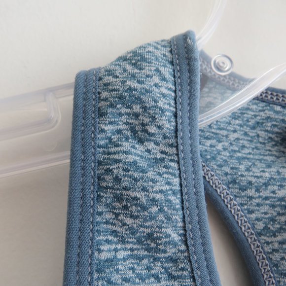 GYMSHARK Vital Seamless 2.0 Sports Bra in Blue Marl - Size S - Picture 7 of 14